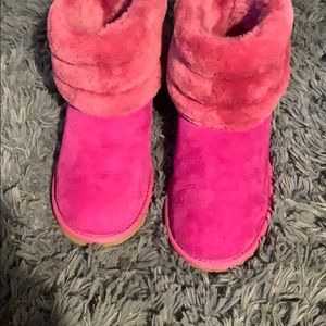 Fuchsia Mini Quilted Uggs